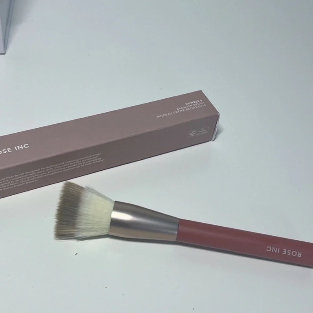 Rose Inc💕 Number 5 Cr3am Bronzer Brush | Dual-Fiber | Brand New in Box